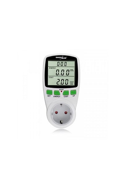 ideal STORE Socket with energy consumption display, 3600W, accurate price calculation and consumption measurement