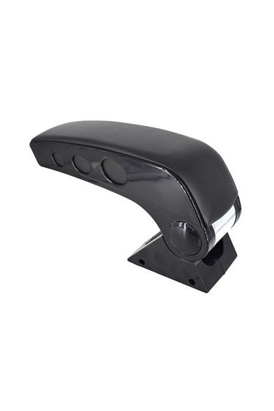 ideal STORE idealSTORE Universal Armrest with Black/Chrome Metal Base, Dimensions 33 X 11 cm, Premium Material,