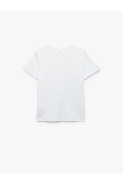 Koton Short Sleeve Crew Neck Cotton Basic T-Shirt