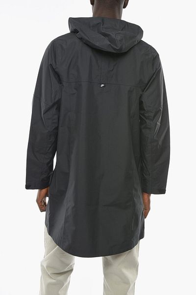 Nike Solid Color Parka With Hood And Hidden Closure
