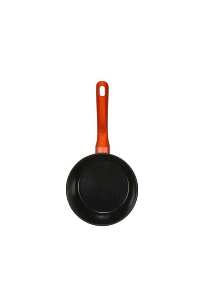 Chefline Induction Base Ceramic Natural Coating Sauce Pan, 16 cm, Black Eco-Friendly Non-Stick