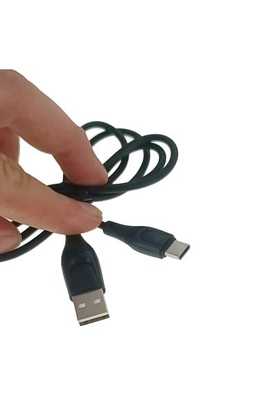 Xo Cablu cu conectori USB tata la USB Tip C tata, XO NB238, 2.4 A, lungime 1m, negru