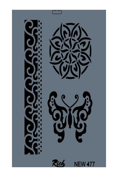 Rich Stencil New Series 477 25X35