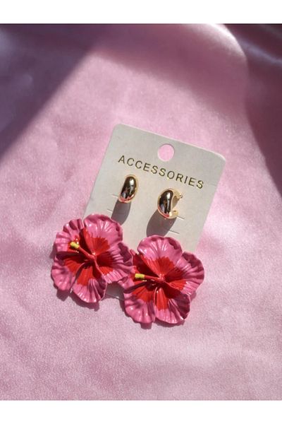 Reorah Collection Aloha Flower Earring Set