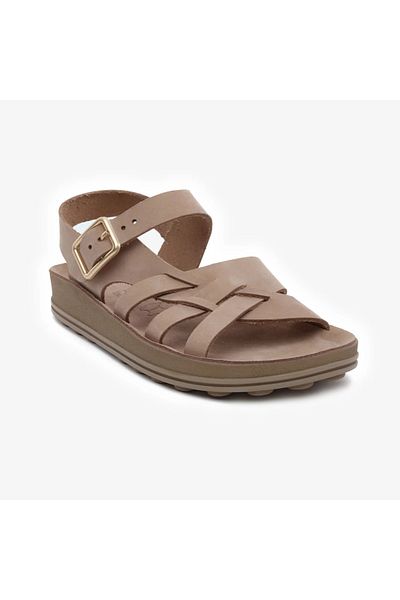 Greyder 59094 Light Mink Nubuck Genuine Leather Women's Sandals