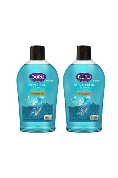 Duru Liquid Soap Organic Content Ocean Freshness 1500 ml X 2 Pcs
