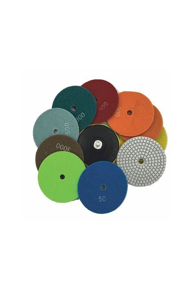 Plastik Components T.T. Diamond discs for grinding ceramic tiles, marble, granite, 50-8000 grit