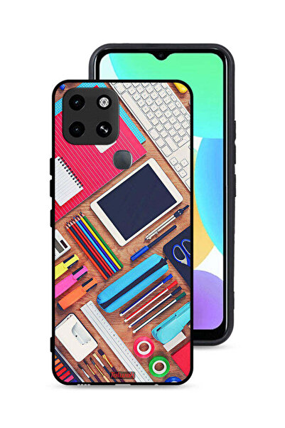 Tolwak غطاء حماية لهاتف Infinix Smart 6 بتصميم فتاة هوبي ديسك