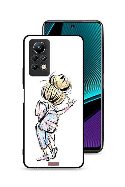 Tolwak غطاء حماية من إنفينيكس نوت 11 برو بتصميم فتاة العودة إلى المدرسة