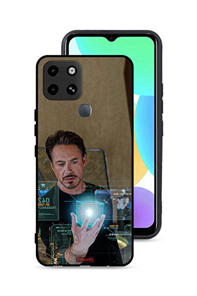 Tolwak غطاء حماية لهاتف Infinix Smart 6 Iron Man