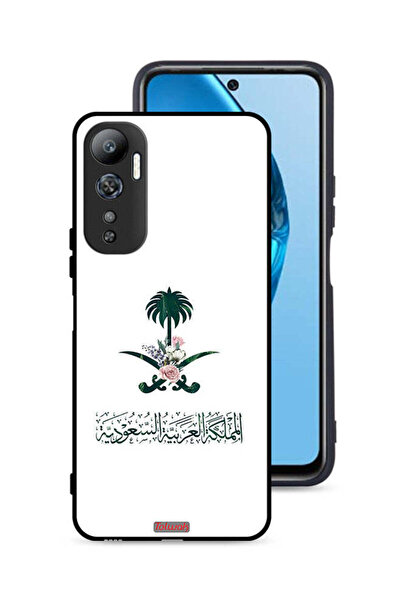 Tolwak غطاء حماية لهاتف إنفينيكس هوت 20 4G، شعار المملكة العربية السعودية، عل...