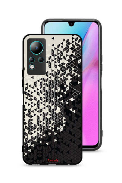Tolwak غطاء حماية لهاتف Infinix Note 11 بنمط مثلث فني رقمي