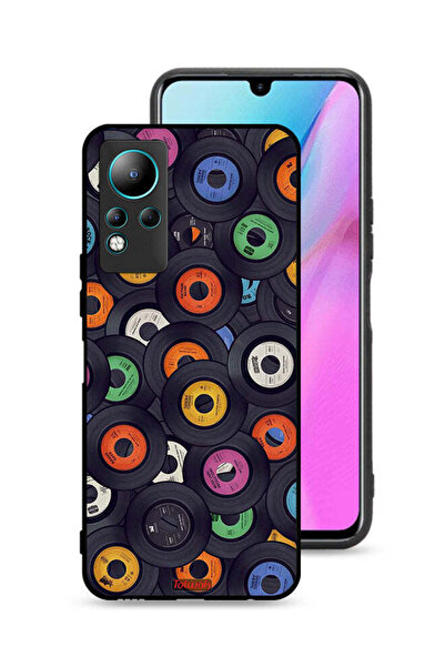 Tolwak غطاء حماية لجهاز Infinix Note 11 بنقشة أقراص مضغوطة