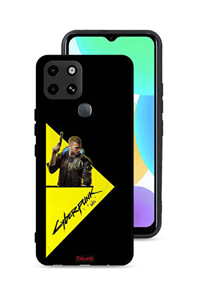 Tolwak غطاء حماية لهاتف Infinix Smart 6 من Cyberpunk 2077