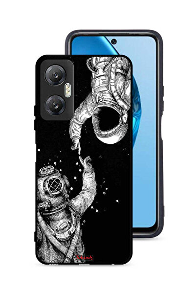 Tolwak غطاء حماية لهاتف Infinix Hot 20 5G بتصميم رواد فضاء