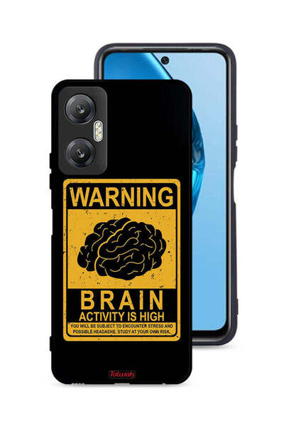 Tolwak غطاء حماية لهاتف Infinix Hot 20 5G تحذير من ارتفاع نشاط الدماغ