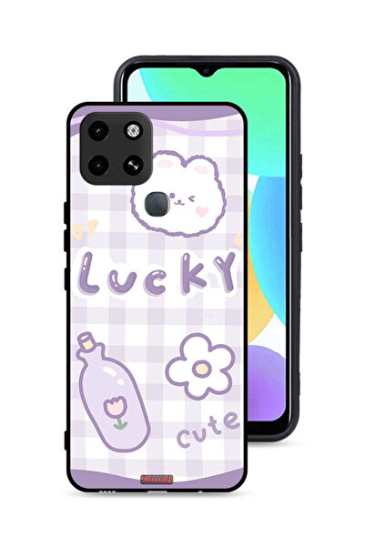 Tolwak غطاء حماية لهاتف إنفينيكس سمارت 6 - لاكي كيوت