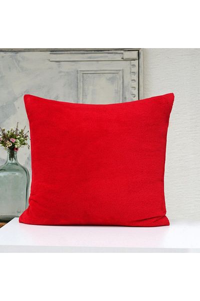 Butik Red Color Pillow Case