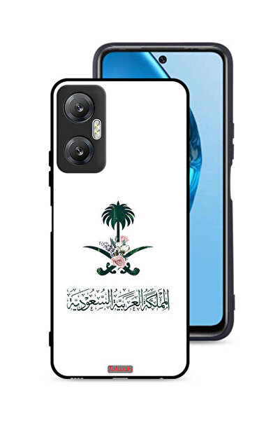 Tolwak غطاء حماية لهاتف إنفينيكس هوت 20 5G، شعار المملكة العربية السعودية، عل...