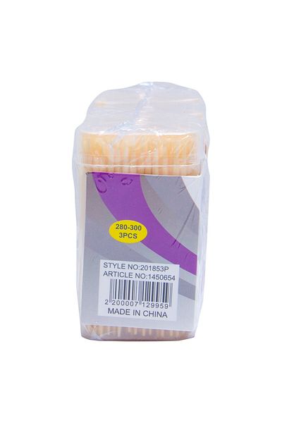 Homemate Home Mate Bamboo Toothpicks 3 Pkt – 3×200 Pcs | 100% Natural 6.5cm Eco-friendly