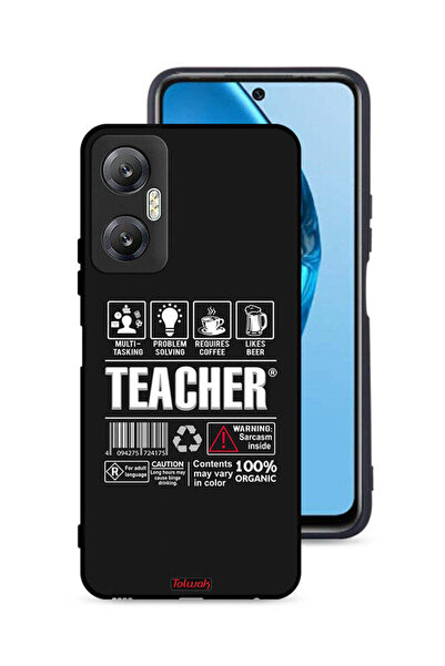 Tolwak غطاء حماية لهاتف Infinix Hot 20 5G، ملصق المعلم