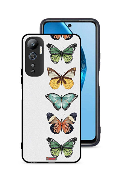 Tolwak غطاء حماية لهاتف Infinix Hot 20 4G بنقشة أربع فراشات