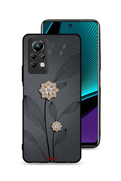 Tolwak غطاء حماية لهاتف Infinix Note 11 Pro برسومات زهور ماسية