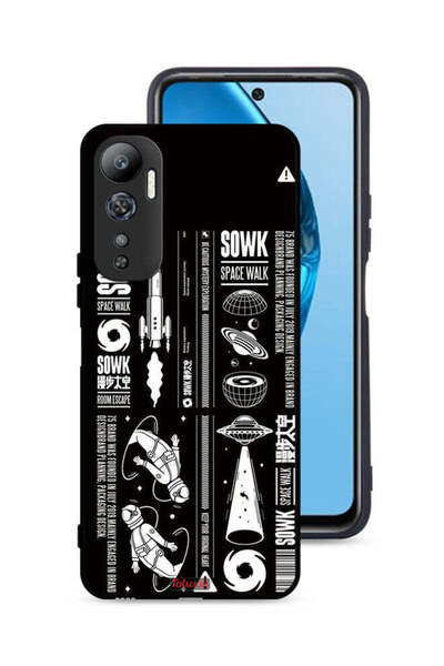 Tolwak غطاء حماية لهاتف Infinix Hot 20 4G بملصق Sowk Space Walk