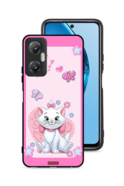 Tolwak غطاء حماية لهاتف Infinix Hot 20 5G، قطة لطيفة