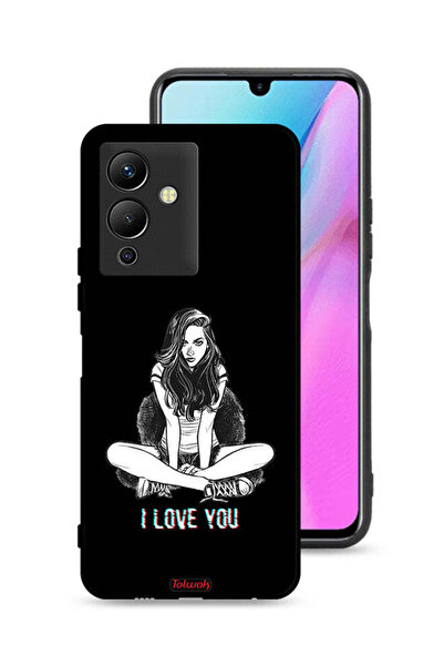 Tolwak غطاء حماية لهاتف Infinix Note 12 Pro 5G برسومات "أحبك"