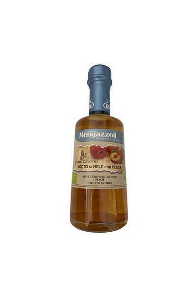 Deco Italia Unfiltered apple cider vinegar with peach juice, 250ml