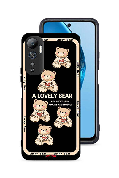 Tolwak غطاء حماية لهاتف Infinix Hot 20 4G بطبعة دب جميل