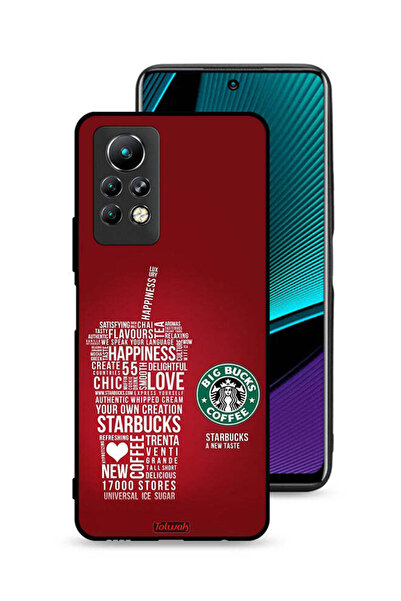 Tolwak غطاء حماية لجهاز Infinix Note 11 Pro - ملصق قهوة