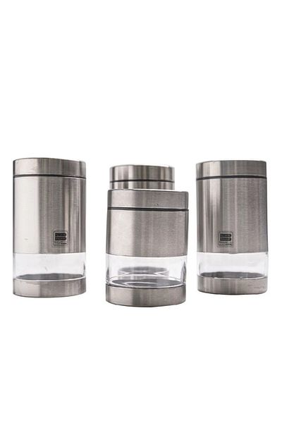 BASURRAH 4-Piece Spice Box Set – Compact Storage Containers for Spices, Herbs & Seasonings