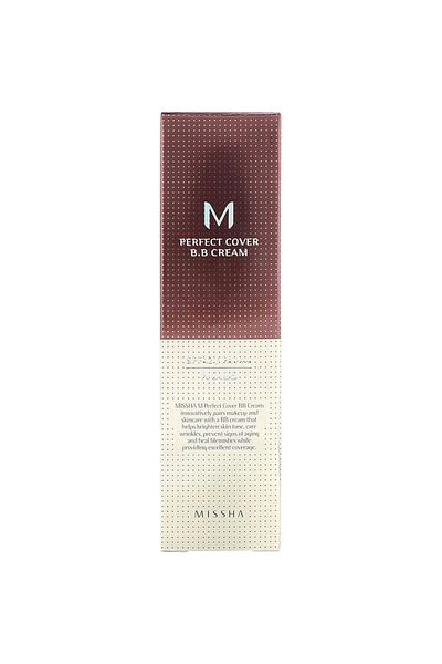 Missha M Perfect Cover BB Cream SPF 42 PA+++ – Shade 25 Warm Beige – 50 ml