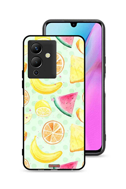 Tolwak غطاء حماية لهاتف Infinix Note 12 Pro 5G برسومات فواكه وألوان مائية