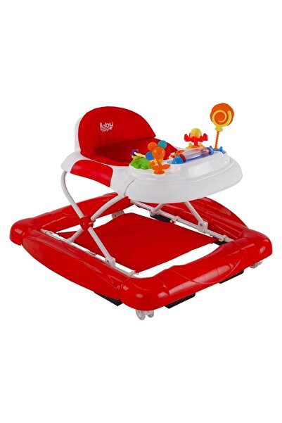 BabyHope ROYAL-212 SALLA YÜRÜTEÇ KIRMIZI BEYAZ