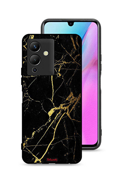 Tolwak غطاء حماية لهاتف Infinix Note 12 5G، رخامي متصدع