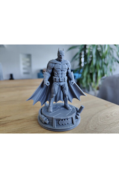 Phigo Batman Diorama Figürü 10 cm – İsim Yazılabilir 3D Baskı Koleksiyon ve Masaüstü Dekoru