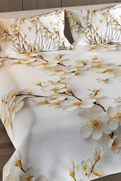 MonoHome Pike Set Cotton Double Jacquard Woven Bedspread Jasmin