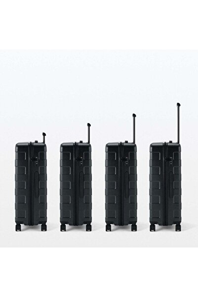 Muji Hard Carry Bag With Stopper & Adjustable Carry Bar, 75 L Matt