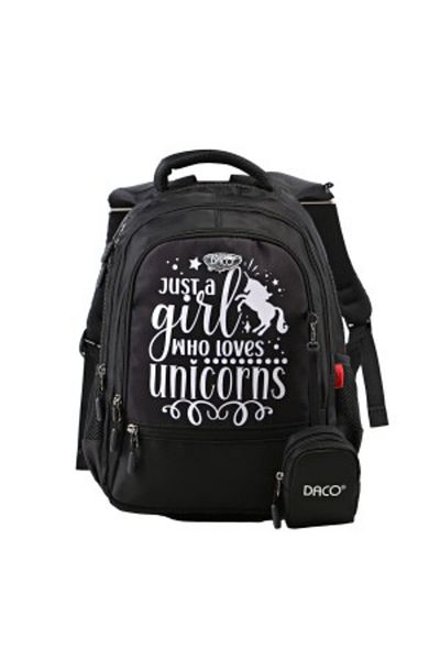 daço Daco Backpack, 38 cm, Black