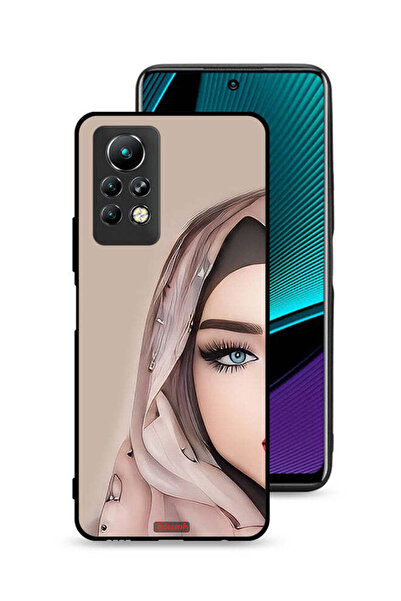 Tolwak غطاء حماية لهاتف Infinix Note 11 Pro برسم فتاة نصف وجه