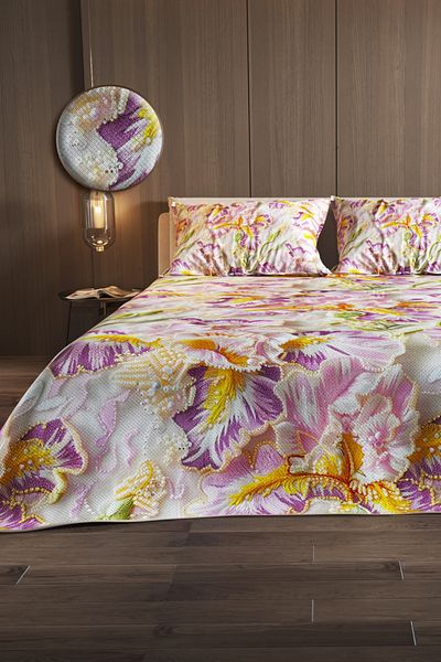 MonoHome 100% Cotton Double Bedspread Set Special Woven Perla