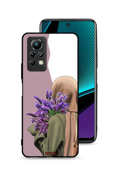 Tolwak غطاء حماية لهاتف إنفينيكس نوت 11 برو بتصميم زهرة