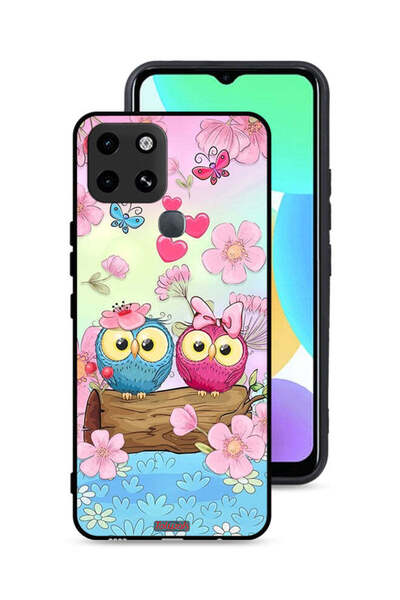 Tolwak غطاء حماية لهاتف إنفينيكس سمارت 6 برسومات بومة لطيفة