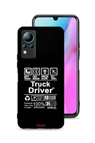 Tolwak غطاء حماية لهاتف Infinix Note 11 - ملصق سائق شاحنة