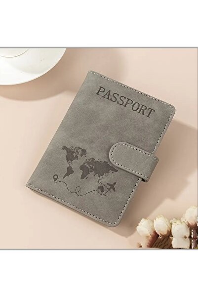 ORGANICYOU Yiwu Passport Holder with Magnetic Closure - Lightweight, Lined Travel Wallet