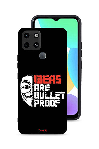 Tolwak أفكار غطاء الحماية لهاتف Infinix Smart 6 مضادة للرصاص