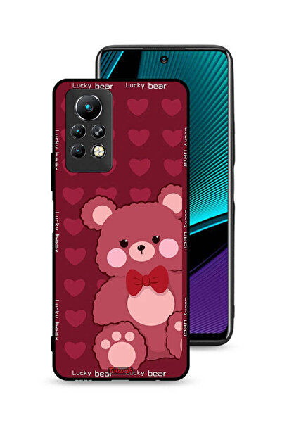 Tolwak غطاء حماية لهاتف Infinix Note 11 Pro بتصميم الدب المحظوظ